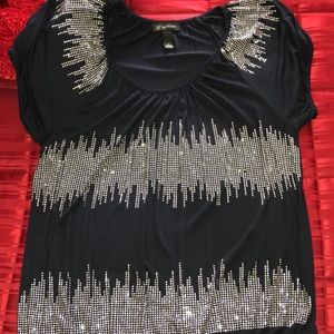 INC Dressy Bling Top